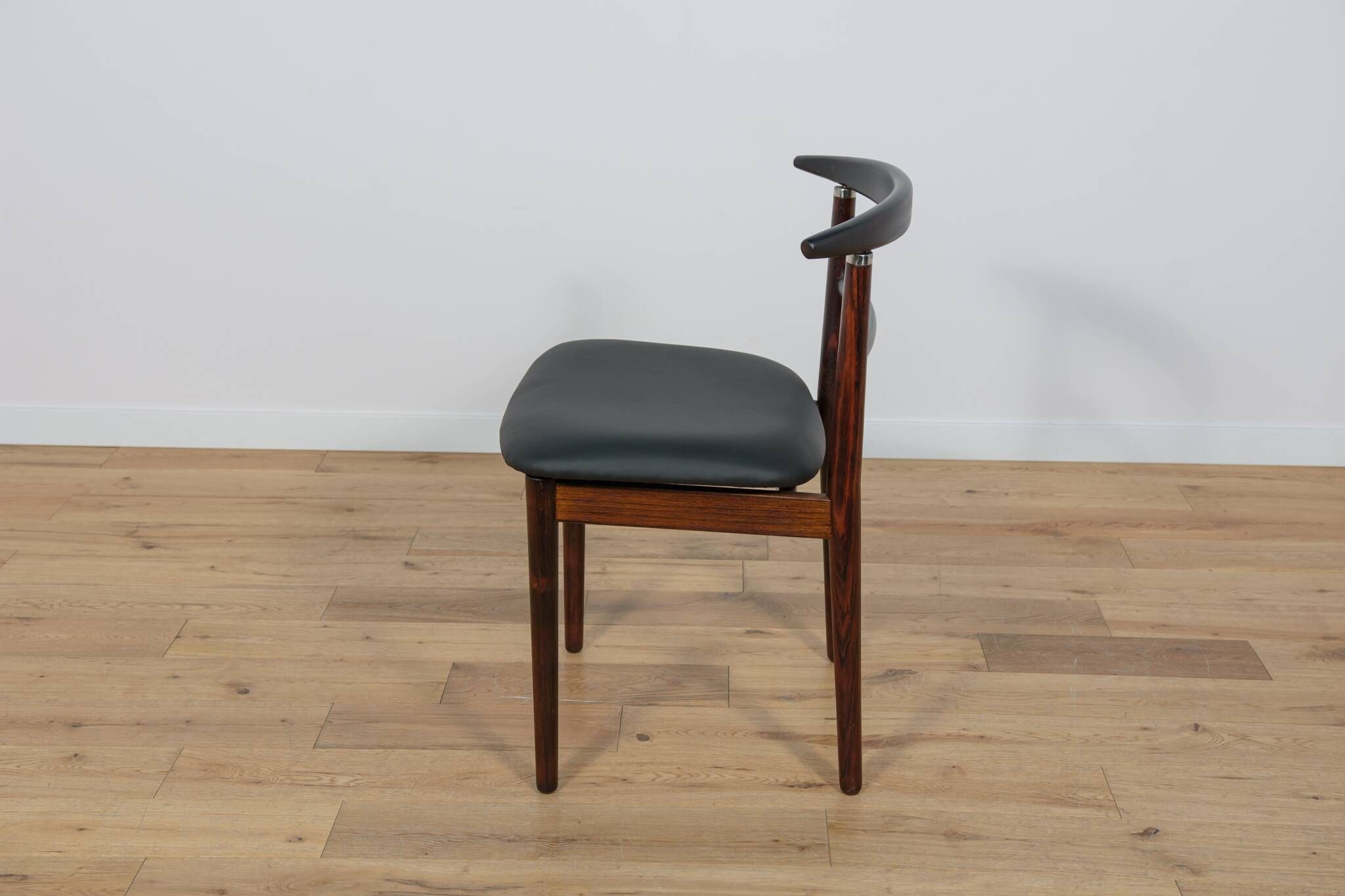 Rosewood Dining Chairs by Helge Sibast & Børge Rammerskov, Denmark, 1960s, Set of 4