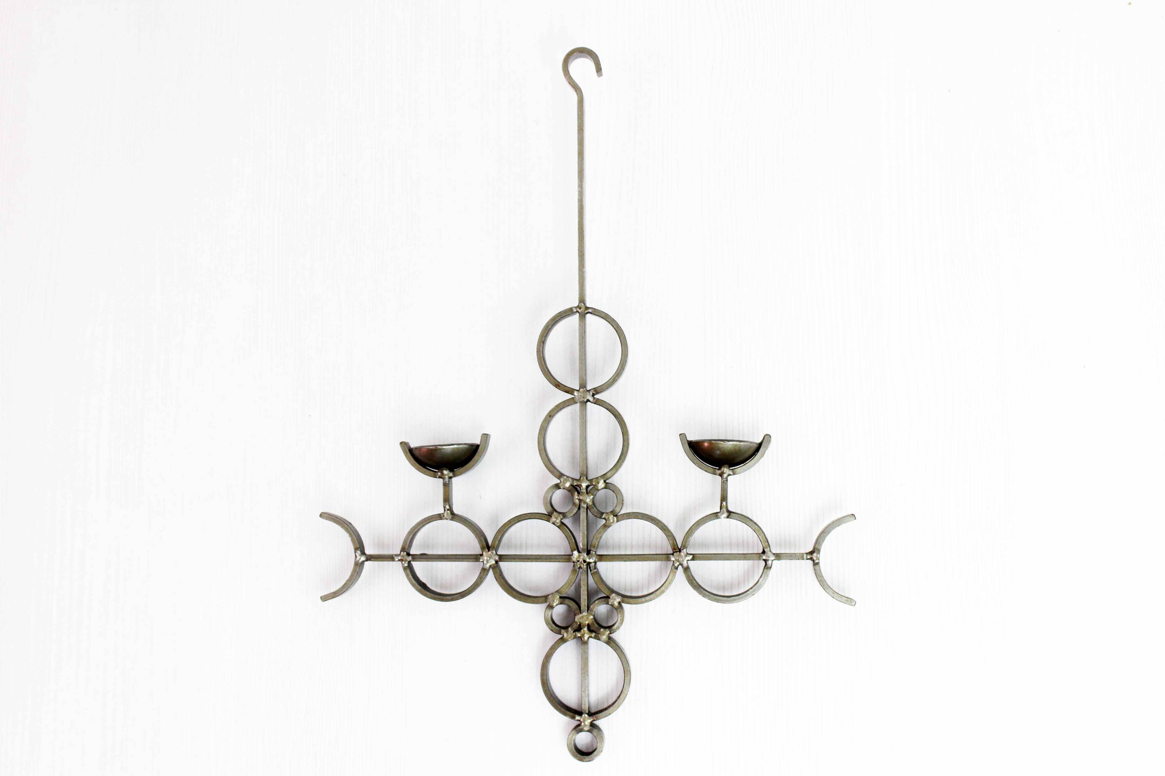Scandinavian hanging candle holder