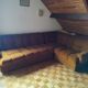 Vintage corduroy sofa bed