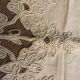 Sheet with embroidered decoration and openwork with cornucopia late nineteenth