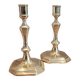 Pair of brass candle holders 03