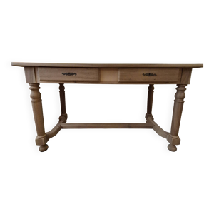 bureau noyer massif