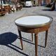 Louis XVI style bouillotte table in mahogany