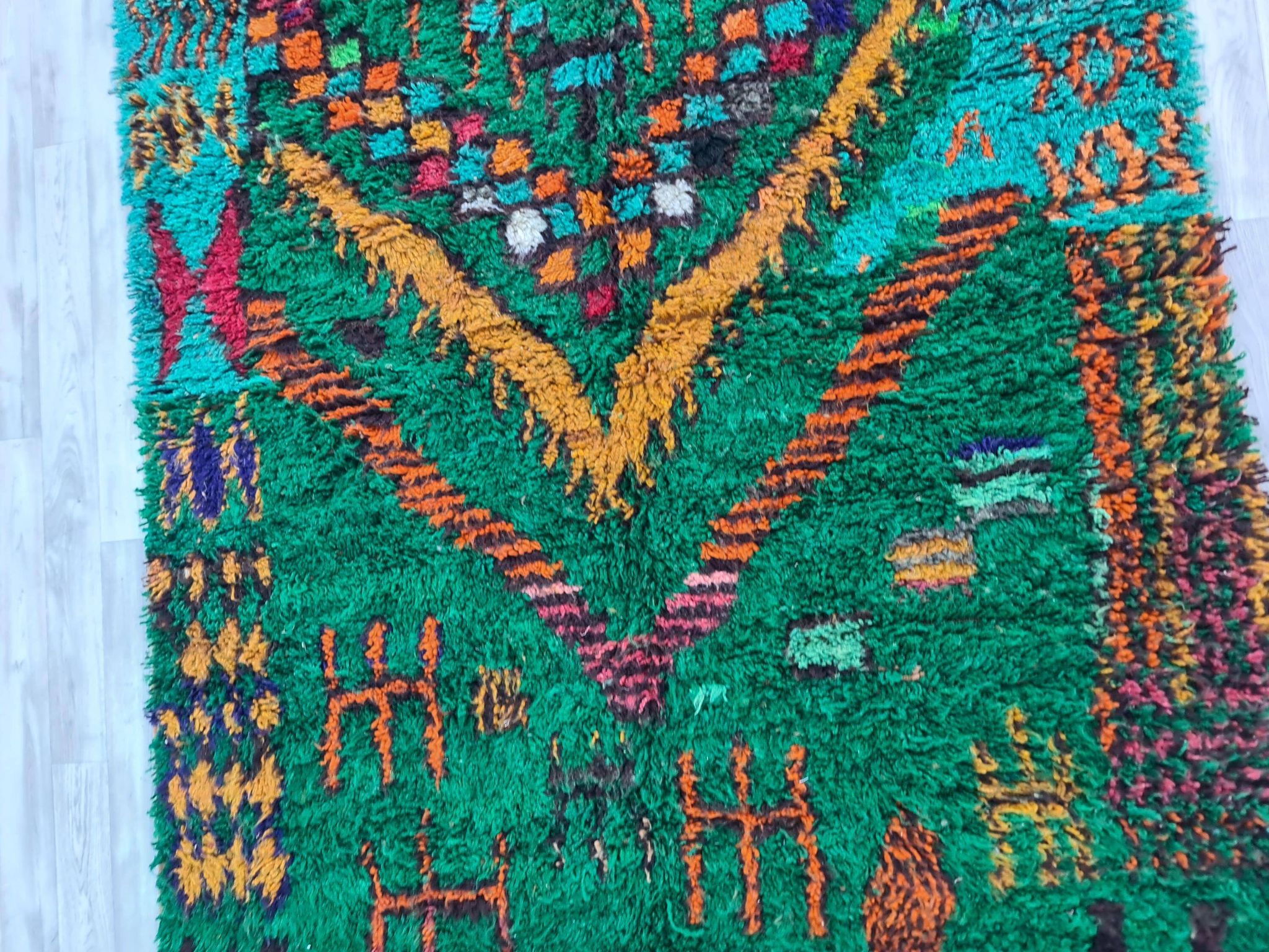 Tapis fait main traditionnal 250cmX150cm marocain