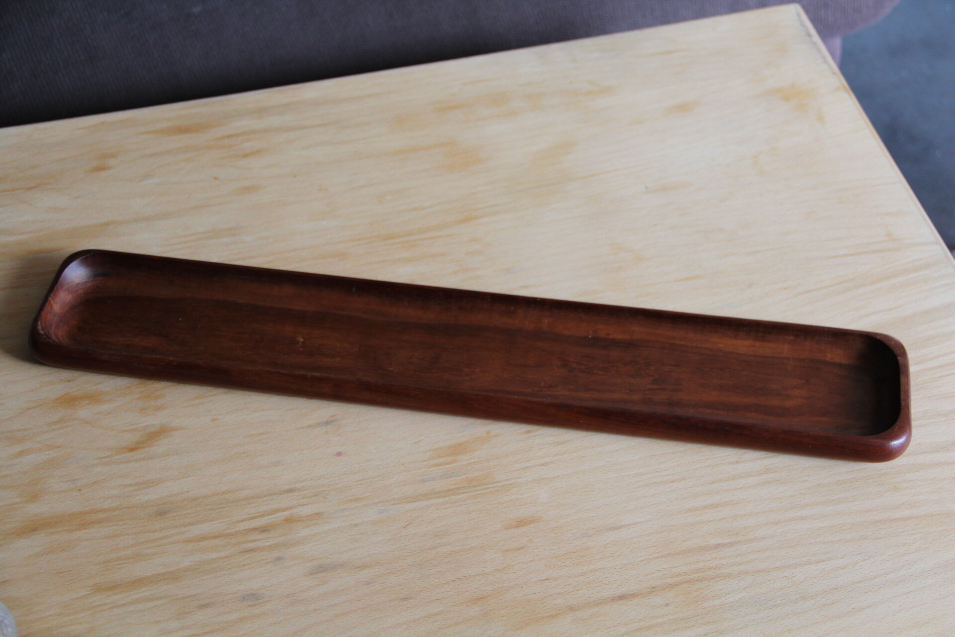 Exotic wood appetizer platter