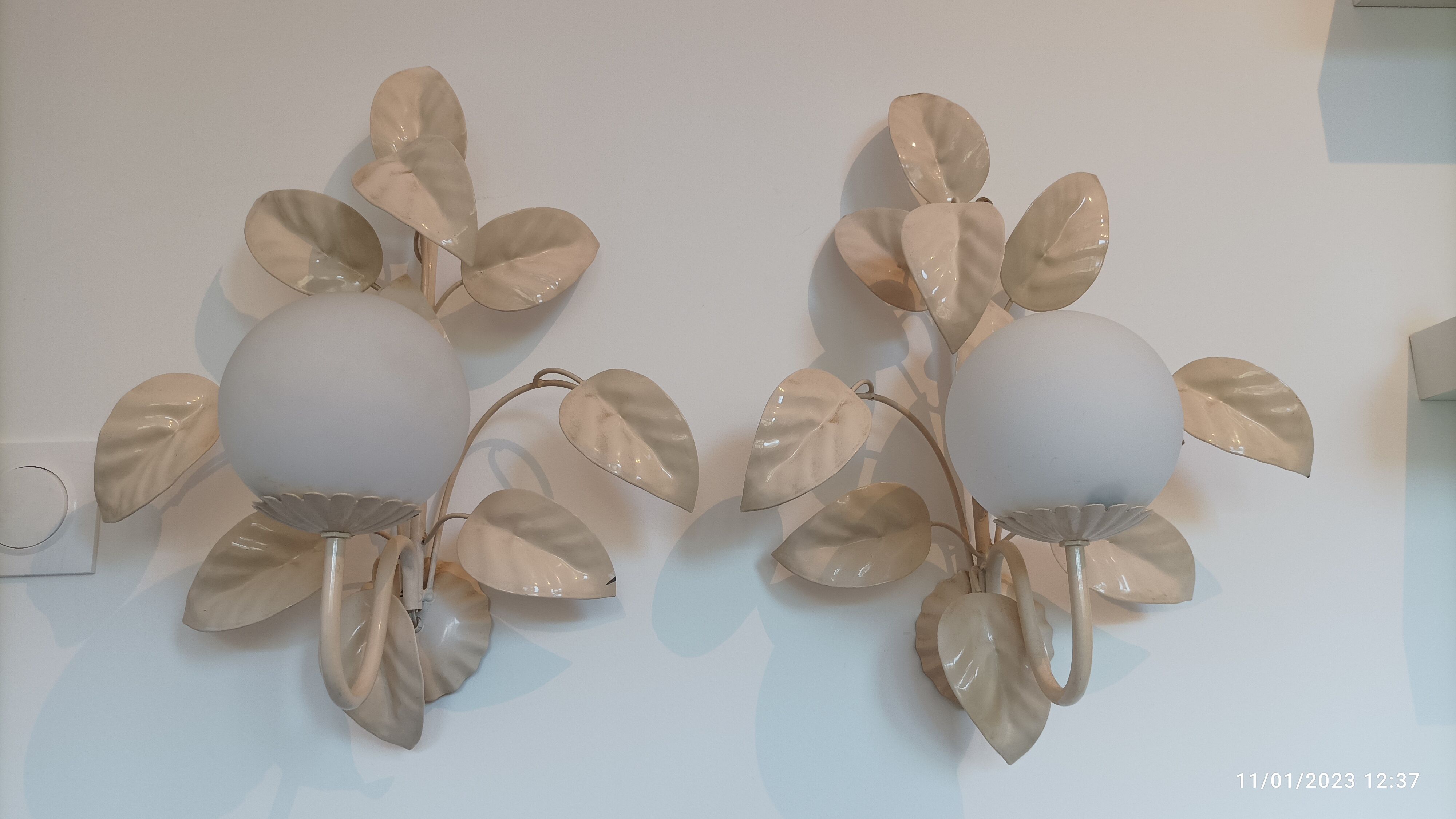 Pair of vintage sconces