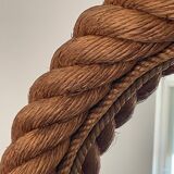 Vintage rope mirror french 1970s