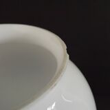 French Vintage White Opaque Glass Medium Replacement Glass Globe Shade 205