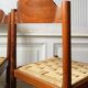 2 "plywood" chairs & braided rope