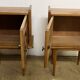 Pair of Vintage Bedside Tables Scandinavian Style 50s Vintage