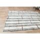 1970s Vintage Turkish Handmade Wool Cotton Beige Kilim Rug 174x265