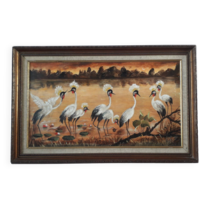 Tableau ancien à l'huile