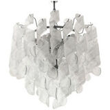 Lustre en verre de Murano