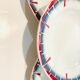 8 assiettes creuses ceranord st amand boulingrin rose et bleu