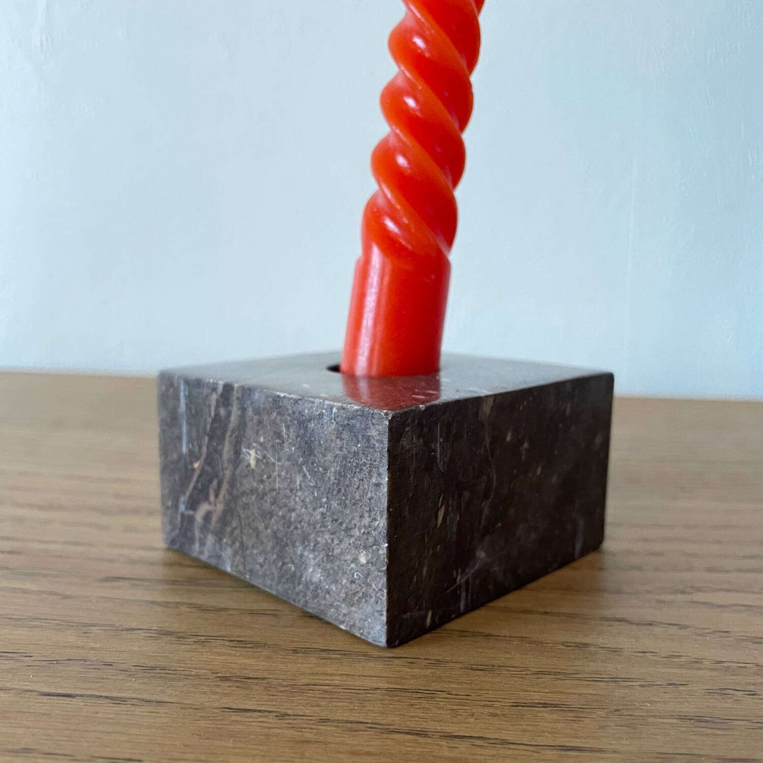 Marble candle holder