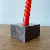 Marble candle holder