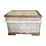 Two-coloured rattan box