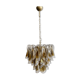 Vintage Italian Murano Chandelier - Mazzega - 41 "rondini" amber glass