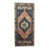 3x7 Red Navy Blue Geometric Persian Rug, 102x223Cm