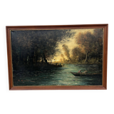 Oil on canvas René Gourdon
