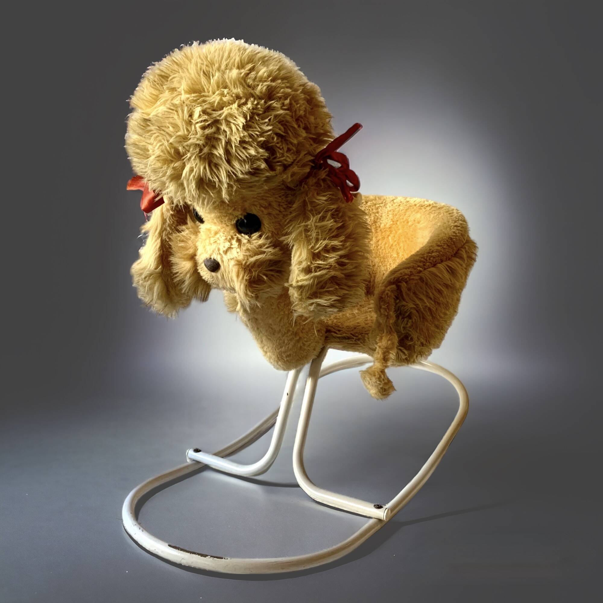 Vintage toy - rocking poodle