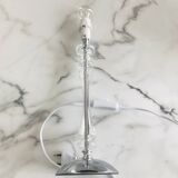 Translucent candle holder lamp base
