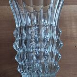 Molded glass vase "thorns"