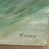 Oil on canvas, Still life, signed Cassin
