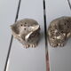 Metal owl salt & pepper shakers