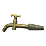 Ancien Robinet de Fût en Bronze