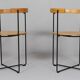 Ensemble de 4 chaises de salle à manger par Kusch+Co, design : Valdimar Harðarson, modèle : 'Soley', années 1980, Allemagne