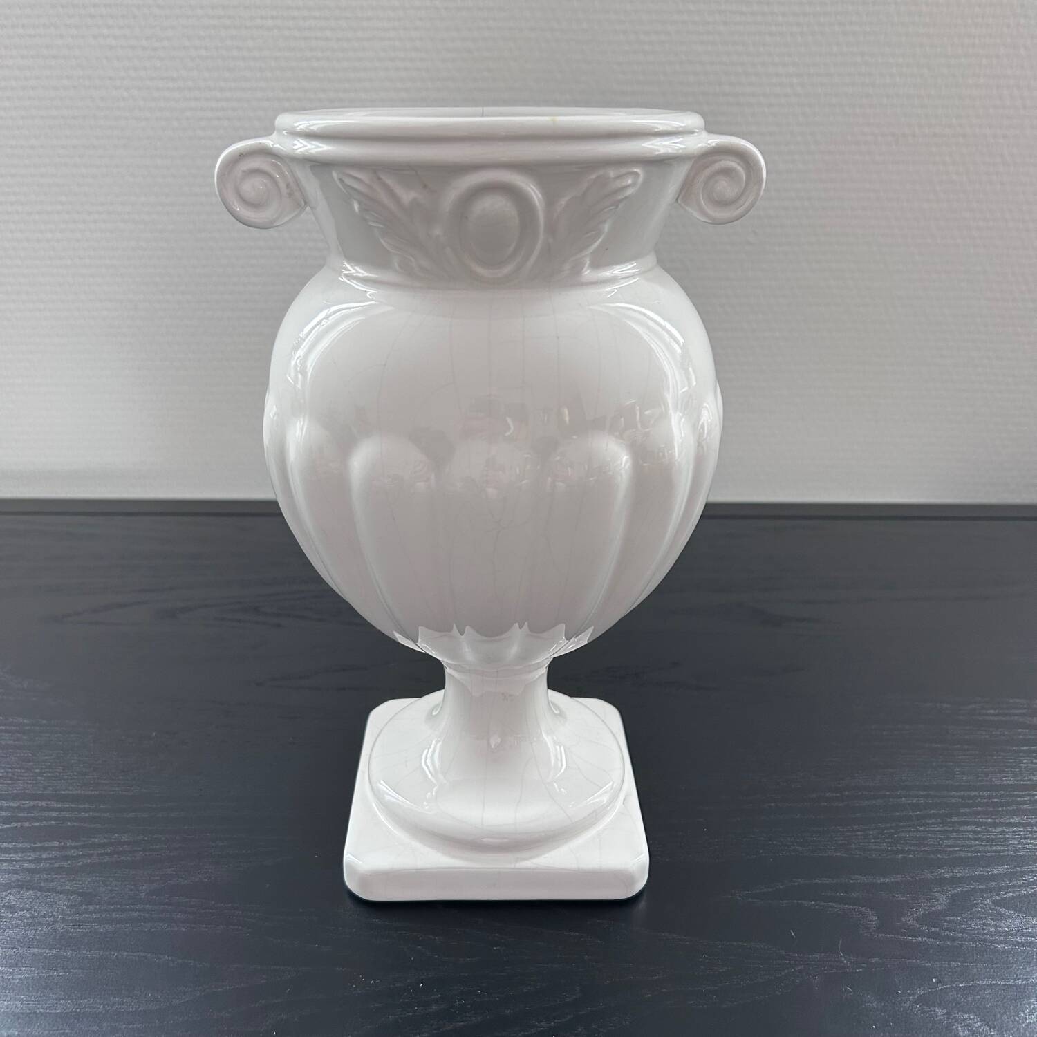 Medici style white vase
