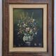 Huile sur toile bouquet de fleurs signée Jean Monnier