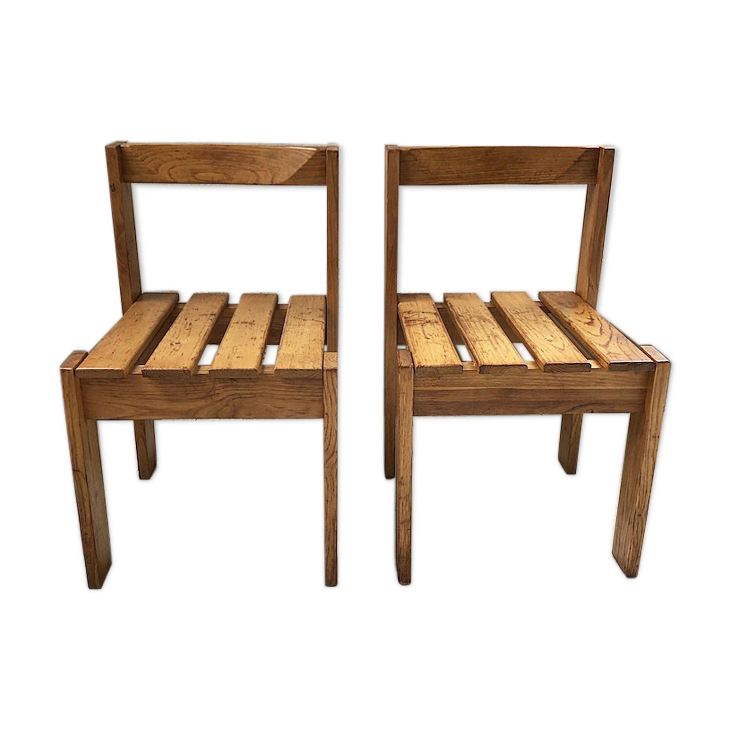 Duo de chaises pin
