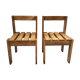 Duo de chaises pin