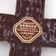 Wall cross by Louise Arnaud, Limoges art enamels, 1970s