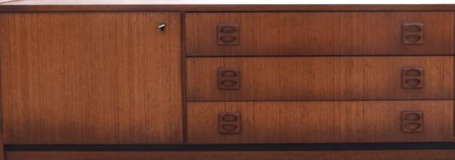 Vintage Scandinavian teak sideboard