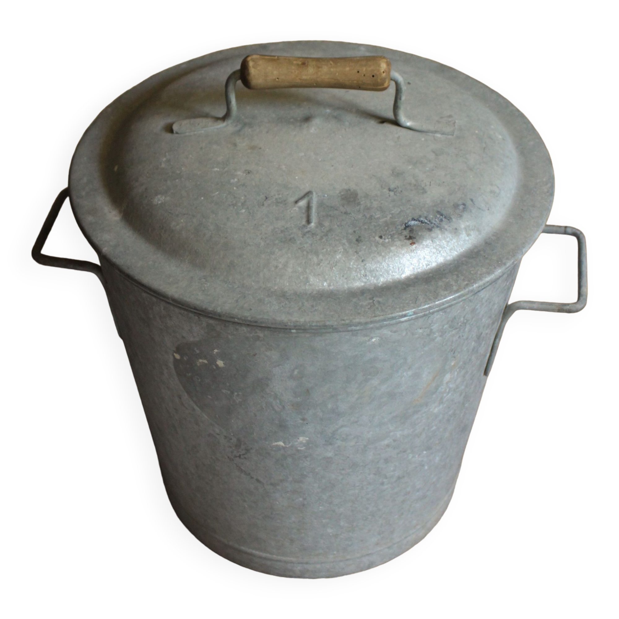 Basin high lid two garden handles