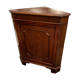 Encoignure meuble d'angle en acajou de style anglais