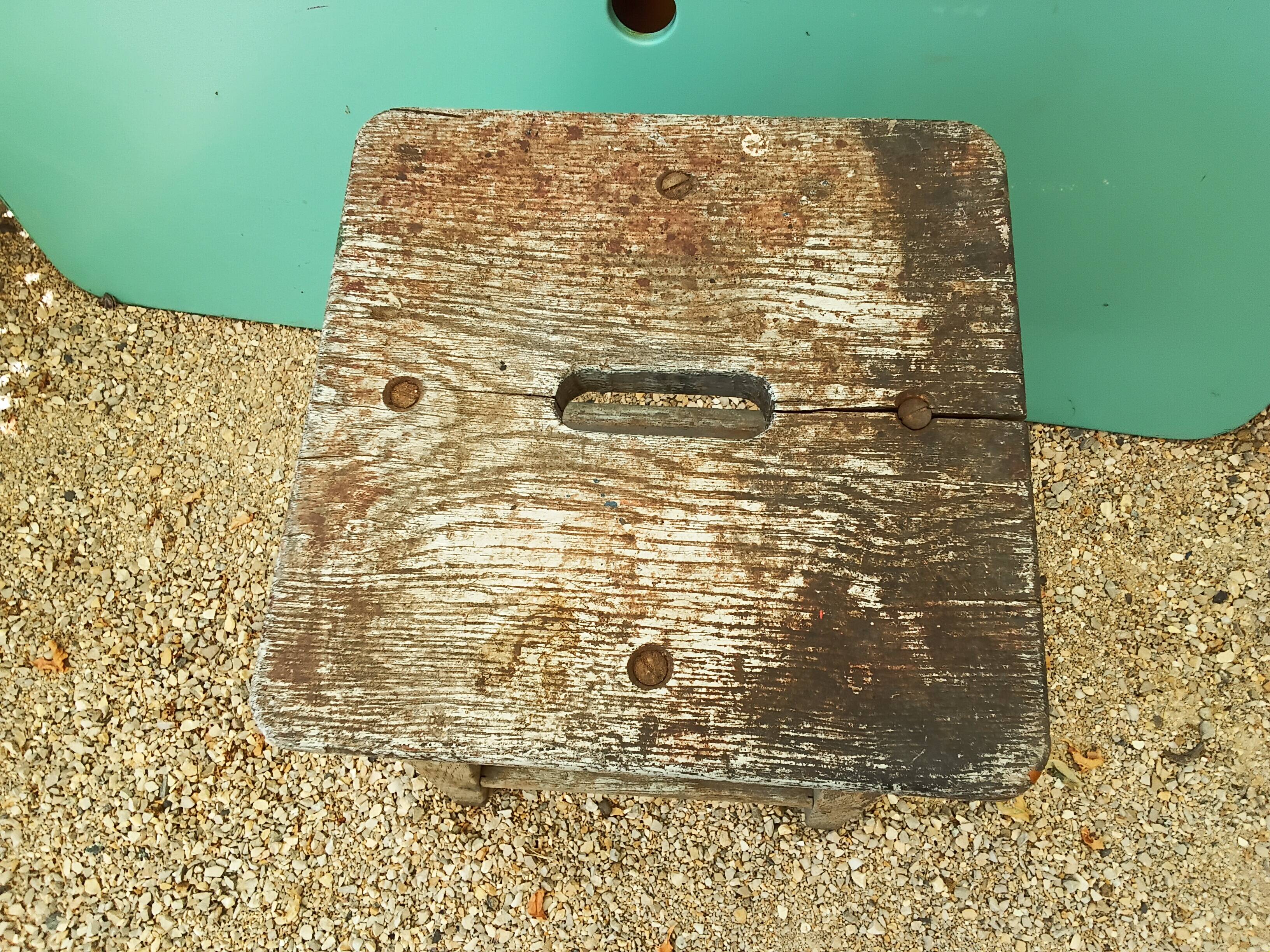 Tabouret chêne massif