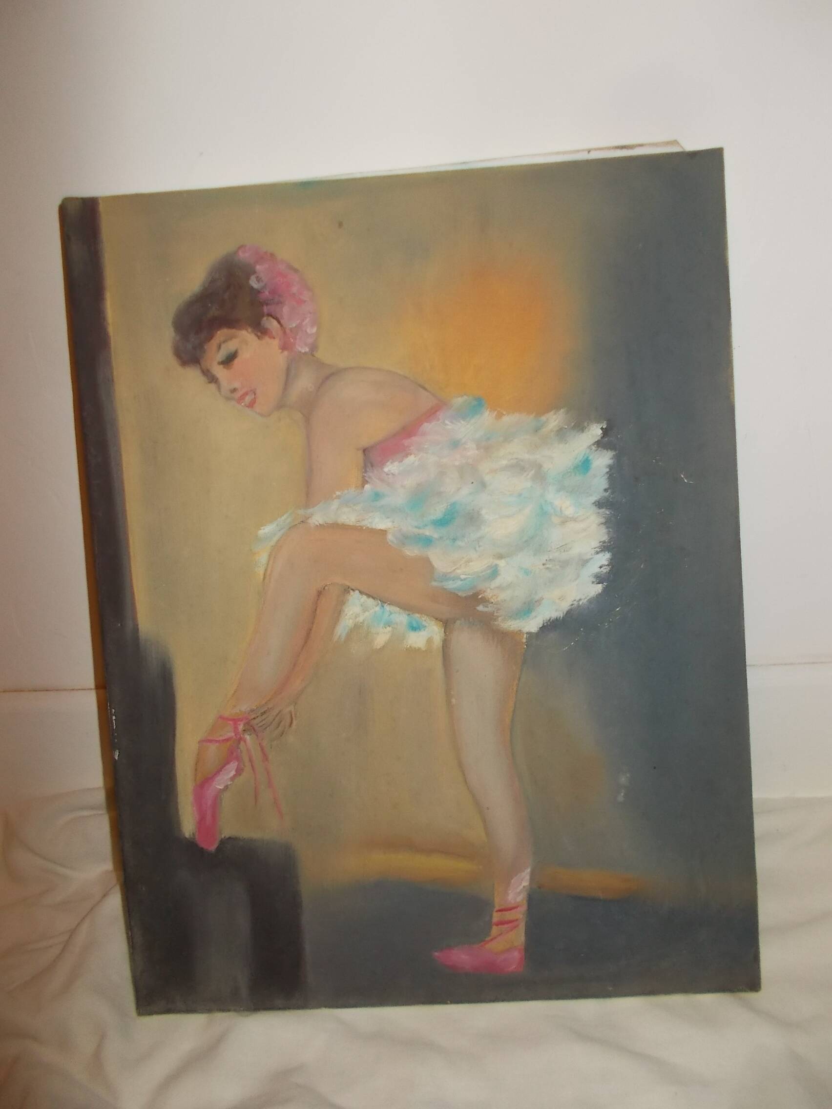 Oil on canvas dancer