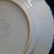 Old flat plate faience hb quimper hand-painted floral decoration