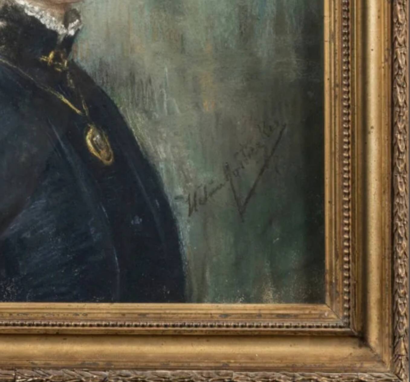 Portrait of a young woman in a medallion (Jeanne Puget, wife of Cocha)
