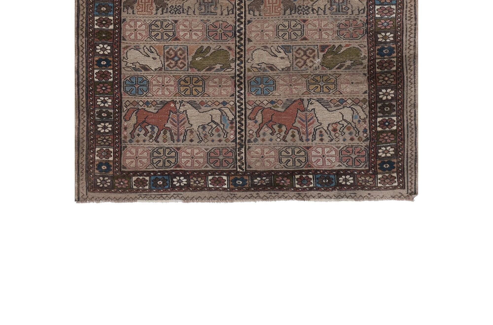 Tapis turc vintage fait main