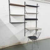 Tjerk Reijenga for Pilastro metal wall unit, The Netherlands 1950's