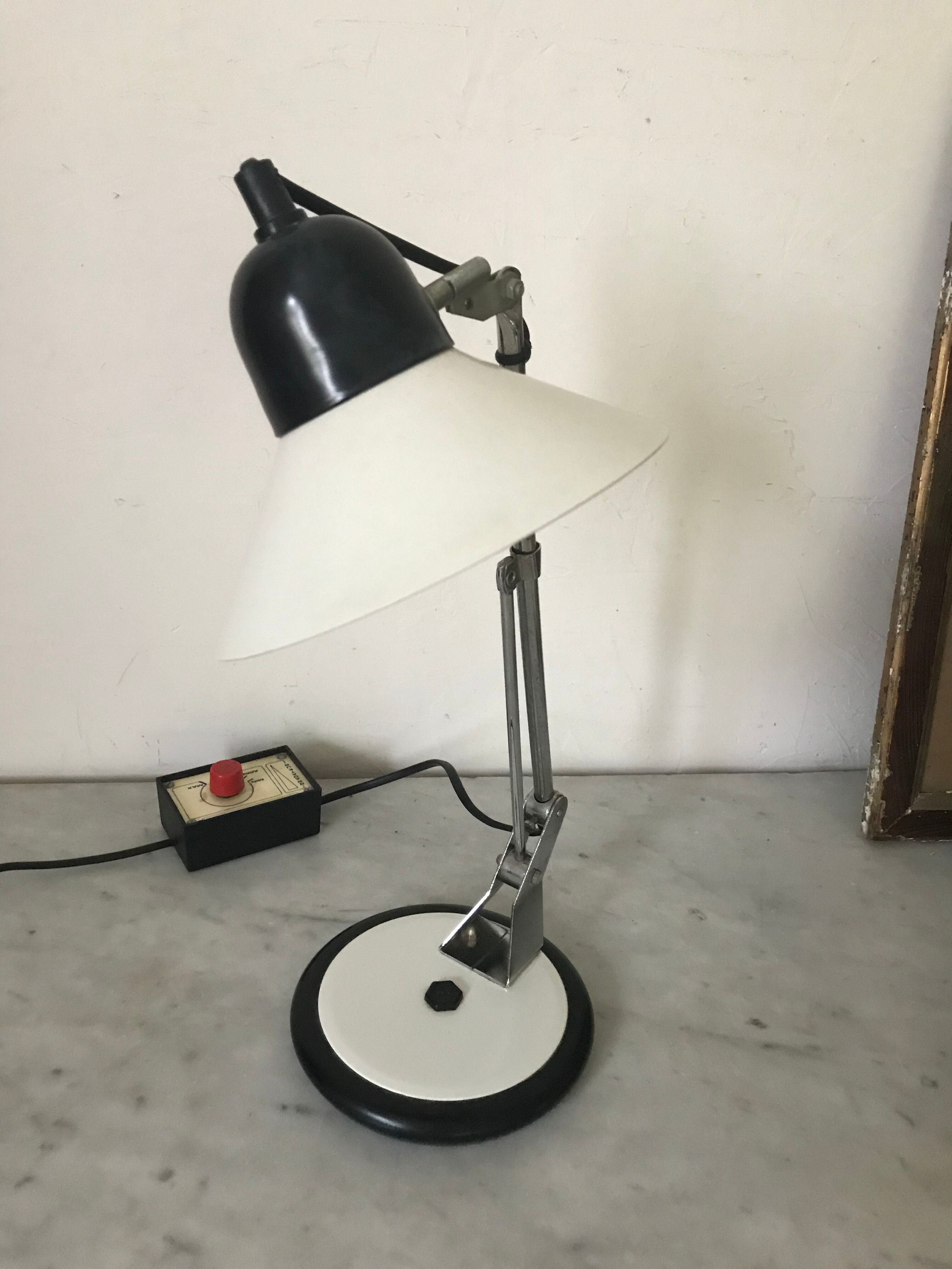 Vintage articulated desk lamp