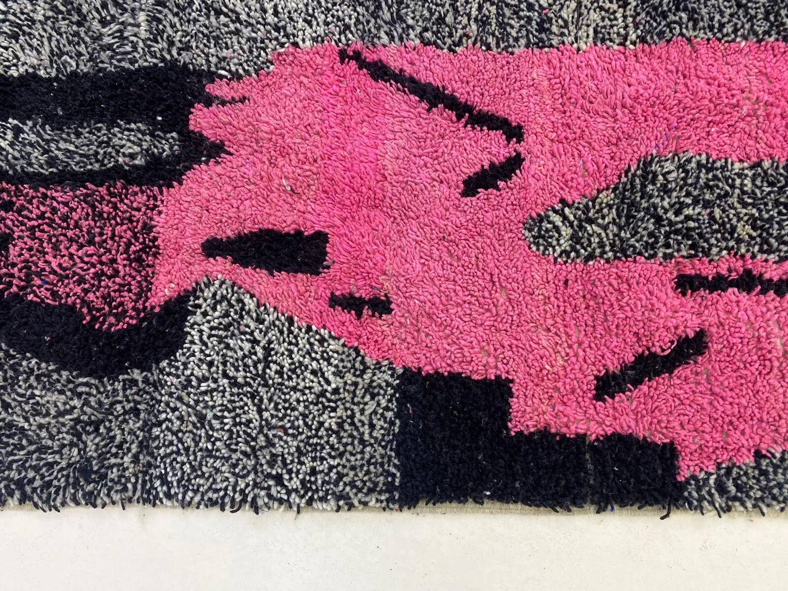 Authentic handmade Berber rug 3x2 m