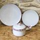 Set of 3 ceramic pieces by Gilbert Portanier Vallauris
