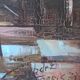 Tableau huile sur toile Paris  c.1973 signé