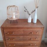 Commode vintage pieds compas